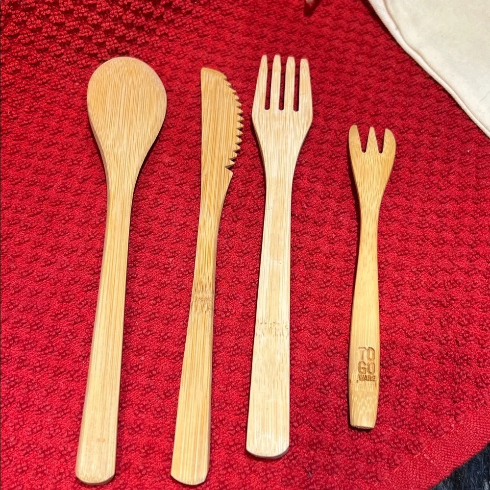 Eco-Friendly Bamboo Cutlery Set by